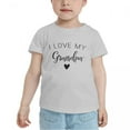 thumbnail image 2 of I Love My Grandpa Cute Toddler Tshirts for Boys Girls (Gray, 2T), 2 of 5