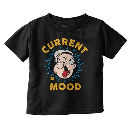 

Current Mood Popeye The Sailor Man Toddler Boy Girl T Shirt Infant Toddler Brisco Brands 24M