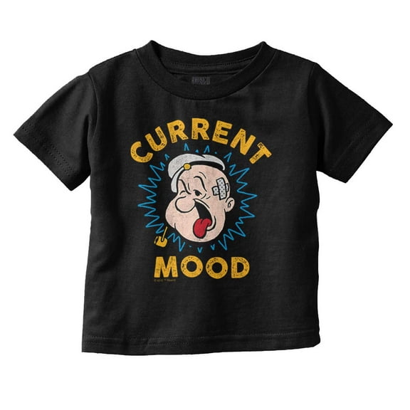 Current Mood Popeye The Sailor Man Toddler Boy Girl T Shirt Infant Toddler Brisco Brands 12M