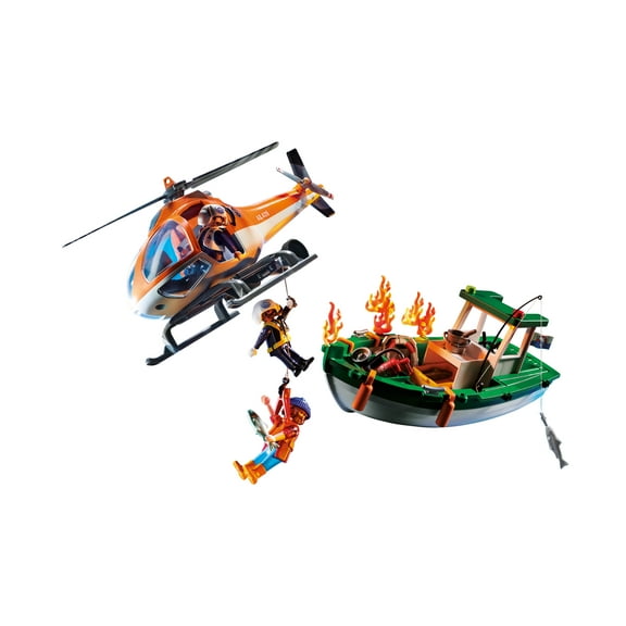 PLAYMOBIL Coastal Fire Mission Vehicle Playset