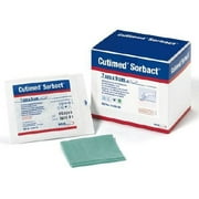 Cutimed Sorbact Impregnated Acetate Gauze Swab  2.75 x 3.5in , Box of 40