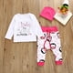 thumbnail image 3 of Camiseta de pingüino para niñas recién nacidas + conjunto de ropa de pantalones largos 24-36 24-36 meses Sunnimix Conjunto superior de los pingüinos recién nacidos, 3 of 8