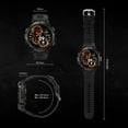 thumbnail image 5 of Carbinox Blaze Rugged Smart Watch for Men, Fitness Tracker with GPS, Round, Black, 5 of 8
