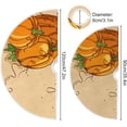 thumbnail image 3 of FMSHPON Retro Thanksgiving Pumpkins Xmas Christmas Tree Skirt Stand Mat for Holiday Party Decoration Indoor Outdoor 48 inches, 3 of 6