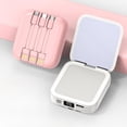 thumbnail image 2 of JINLUO Portable Power Bank 10000mah with Mirror & 3 Charge Cable for Android, IOS, 2 of 8