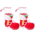 thumbnail image 1 of 2 unids Navidad Botas de caramelo Navidad Caramelo Bolsa de Navidad Presente Bolso Precioso Bolsa de caramelo, 1 of 8