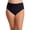 Black, variant on MagicSuit Women's Solid Jersey Shirred Brief Swim Bottom, 6006059, Black, 18