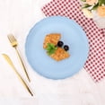 thumbnail image 4 of Mainstays Polypropylene Scalloped Round Plate, Light Blue, 4 of 5