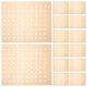 thumbnail image 1 of 100 hojas de papel para freidora de aire, antiadherentes, perforados, de silicona para hornear, 1 of 6