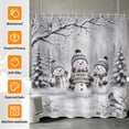 thumbnail image 2 of Tchckioa Waterproof Shower Curtain for Batnroom,Christmas Holiday Hooks Bath Curtain Decor,47x72 Inch, 2 of 6
