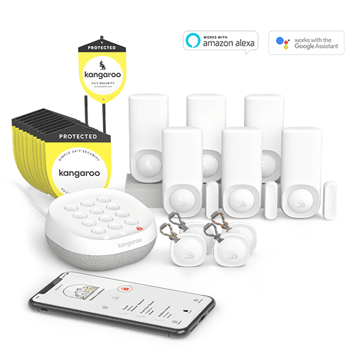 Kangaroo Home Security 7Piece Security Alarm System