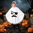 thumbnail image 2 of LILIYA Ages 3-12 Halloween Cloak Cape, Hooded Poncho for Fall Event, Cute Festive Motif, Cozy Durable Fabric, Everyday Holiday Outfit, 2 of 8