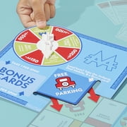Monopoly Free Parking Jackpot EXPANSION, Add to Classic Monopoly Game for Kids Ages 8 and up, 40 Mins