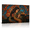 C, variant on XaaKee Canvas Wall Art Prints Pointillism Turquoise Copper Reptile Mystical Woman Inner Framed 18*12Inch