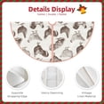 thumbnail image 3 of Sikiie Chickens Christmas Tree Skirt, Christmas Tree Decorations, Christmas Decor, Tree Mat Decoration(30-48IN)-48", 3 of 6