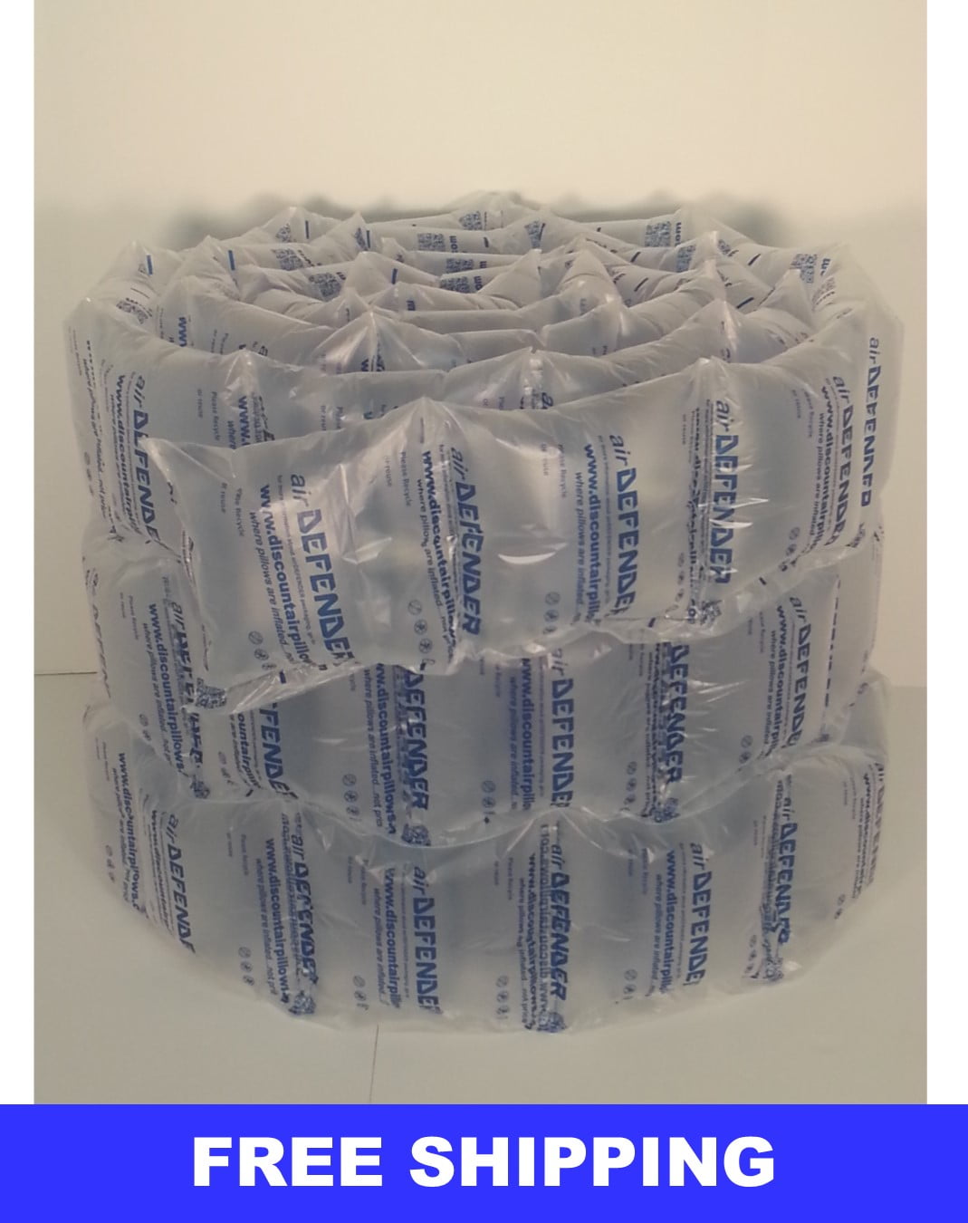 8 x 8 airDEFENDER air pillows 84 quantity 40 gallons 5.33 cubic feet