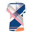 thumbnail image 4 of Nmnitkp Womens Summer Tops Beautiful,Short Sleeve Shirts for Women Eyelet Embroidery Summer Dressy Tops 2026 Trendy Lace Casual T-Shirts Work Outfits Blue,S, 4 of 5