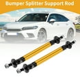 thumbnail image 2 of Unique Bargains 2pcs 75mm/2.95in Adjustable Front Bumper Lip Splitter Strut Support Bars Gold, 2 of 6