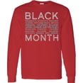 thumbnail image 3 of Inktastic Black History Month Occupations and Identities Long Sleeve T-Shirt, 3 of 5