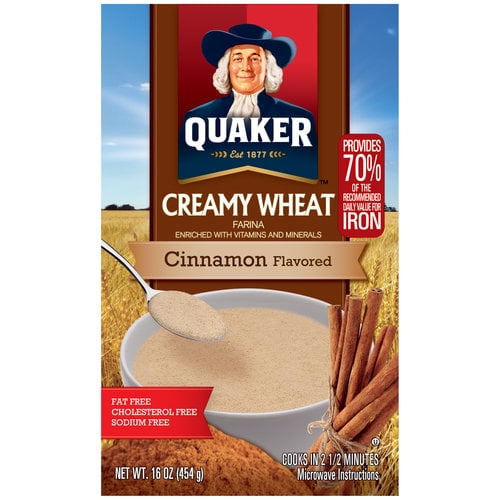 Quaker - Creamy Wheat - Cinnamon - 17 oz
