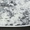 thumbnail image 4 of SAFAVIEH Amelia Alastar Abstract Distressed Area Rug, Gray/Ivory, 6'7" x 6'7" Round, 4 of 11