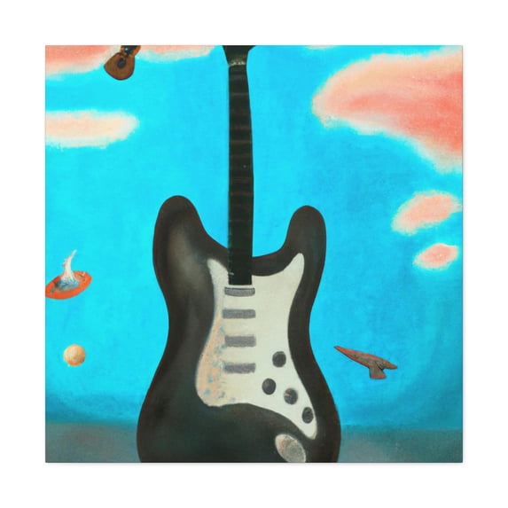 Fender in Minimalism - Canvas