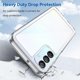 thumbnail image 4 of WANLONFENG MF Series for Samsung Galaxy A15 4G 5G Case TPU Acrylic Clear Phone Cover with Tempered G, 4 of 5