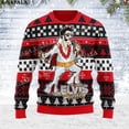 thumbnail image 5 of Suéteres de punto feos de Navidad con diseño de bailarín de rock Elvis Eagel, divertidos, para Halloween, Navidad, regalo, para parejas, fiestas, unisex, informales, 4 unidades, 5 of 5