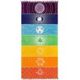 thumbnail image 2 of Tapis de Yoga Méditation Multifonction Portable à Franges Tapis de Sol Extérieur Bonne Finition Tapisserie Rectangulaire Colorée pour Intérieur Extérieur, 2 of 9