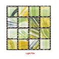 thumbnail image 3 of Bewildely Adhesivo de pared autoadhesivo de azulejo de cristal, decoración de cristal práctica profesional, Panel de salpicaduras con patrón Decoración del hogar tipo 7, 3 of 6