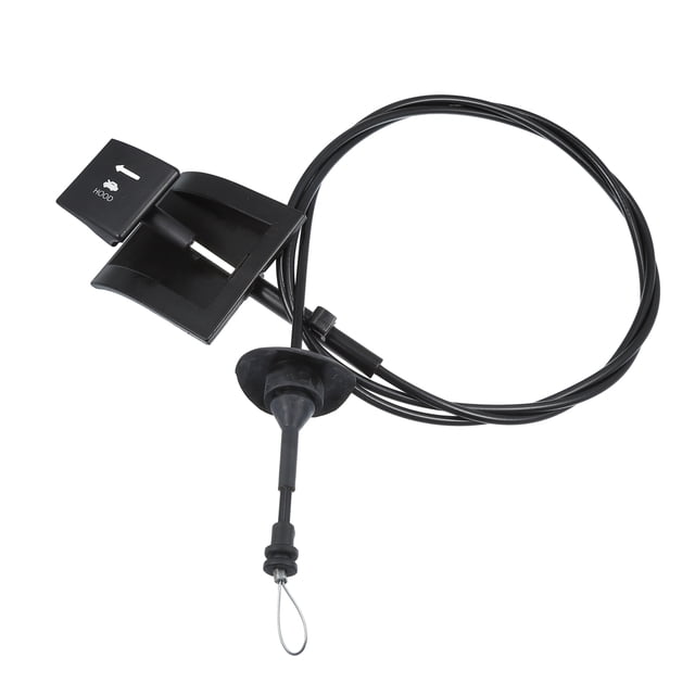 Cable de liberación del pestillo del capó delantero Unique Bargains para Ford F-150 1987-1991 para Ford Bronco 1987-1991 No.E7TZ16916A Negro