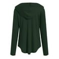 thumbnail image 7 of Godom Blouses for Women Dressy Casual Long Sleeve V Neck Shirts with pocket Fall Tunic Tops Loose Fit Hoodies for Womens, 7 of 7