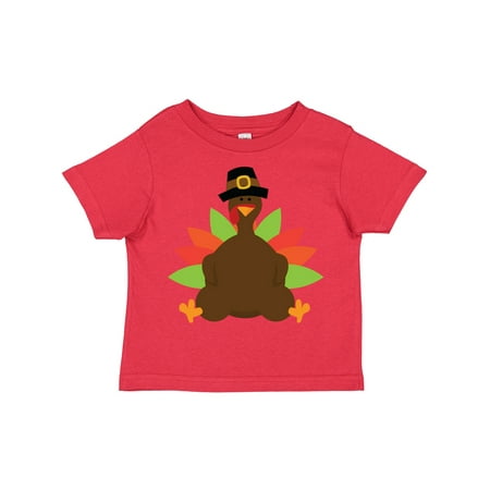 

Inktastic Thanksgiving Pilgrim Turkey Gift Toddler Boy or Toddler Girl T-Shirt