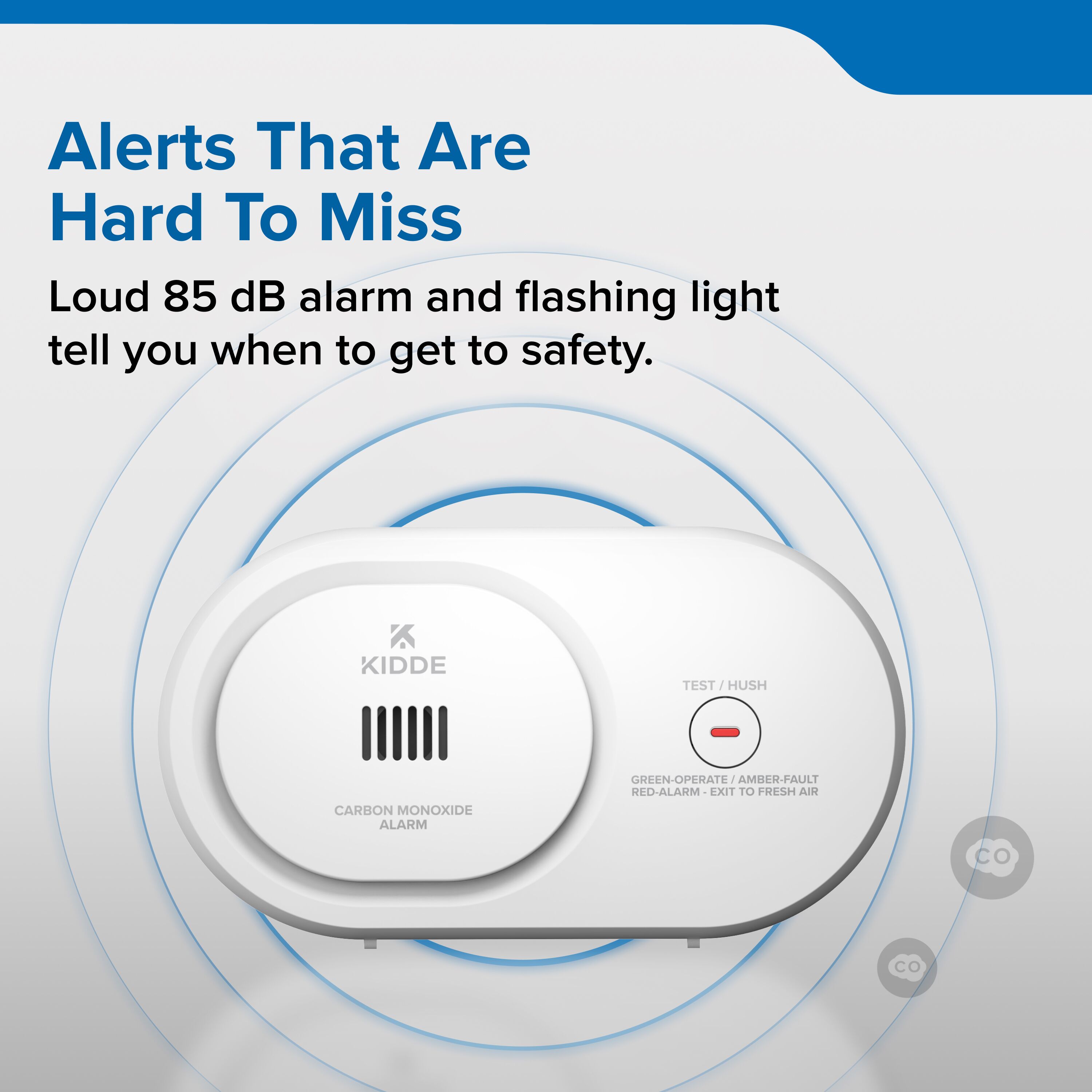 Kidde COB Carbon Monoxide Alarm, Battery-Powered photo 8