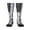 1 Black, variant on Women's Knee High Socks Pancreatic Cancer Awareness Flag Outdoor Casual Tube Socks