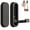Black, variant on Foldable Wall Hooks Black, 2 Pack Folding Coat Hooks, Screw Mounted