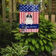 thumbnail image 2 of Carolines Treasures BB3006GF Patriotic USA French Bulldog Piebald Garden Size Flag, 2 of 2