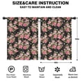 thumbnail image 2 of Blackout Kids Curtains,Pioneer Flower Childrens Insulated Curtains Set Of 2,Bedroom Essentials,Toddler Room Decor 42x54in(106x137cm), 2 of 4