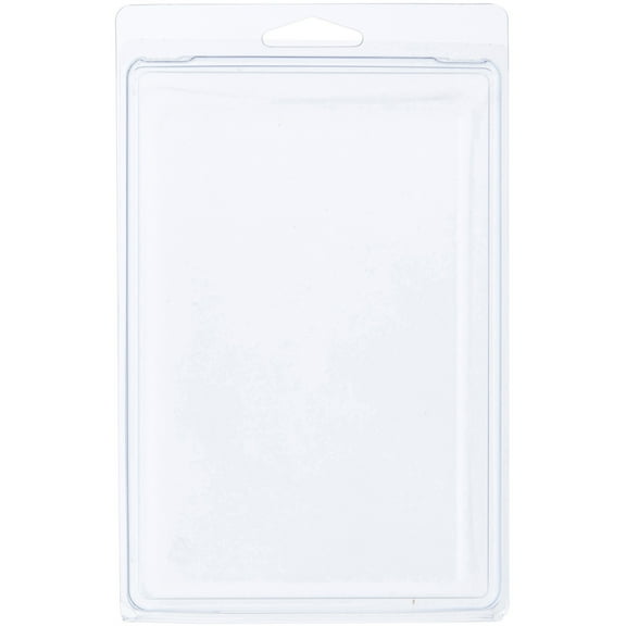 Collecting Warehouse Clear Plastic Clamshell Package / Storage Container, 6.5625" H x 4.375" W x 2.5" D, Pack of 10