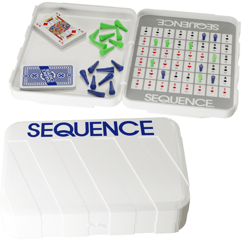 Goliath - Sequence Officiel- Jeu de Société Stratégie et Réflexion Famille et Enfants dès 7 Ans - Alignez 5 Pions pour Gagner - Jeu de Cartes et Plateau Divertissant - 2 à Goliath - Sequence Officiel- Jeu de Société Stratégie et Réflexion Famille et Enfants dès 7 Ans - Alignez 5 Pions pour Gagner - Jeu de Cartes et Plateau Divertissant - 2 à