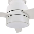 thumbnail image 2 of Trifecte 52" 3 Blades Flush Mount Smart White Ceiling Fan with Wall Control, Light Kit, 2 of 8