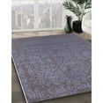 thumbnail image 2 of Ahgly Company Indoor Square Mid-Century Modern Carbon Gray Oriental Area Rugs, 7' Square, 2 of 6