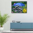 thumbnail image 3 of Cuadros Decorativos Diamante pintura 5D dibujos animados mapaches DIY taladro redondo completo decoración trabajo hecho a mano Ehuebsd Nuevos Originales, 3 of 5