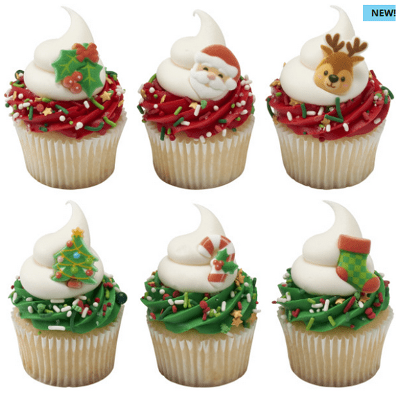 Holly Jolly dec-ons Decorations 12 ct