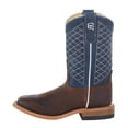 thumbnail image 3 of Anderson Bean Boys AB Kids Toast Bison Blue Lava Square Toe Boot 10 Brown, 3 of 5