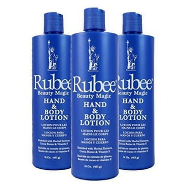Rubee Hand & Body Lotion 16 oz. (3-Pack) with a Free 2 oz bottle