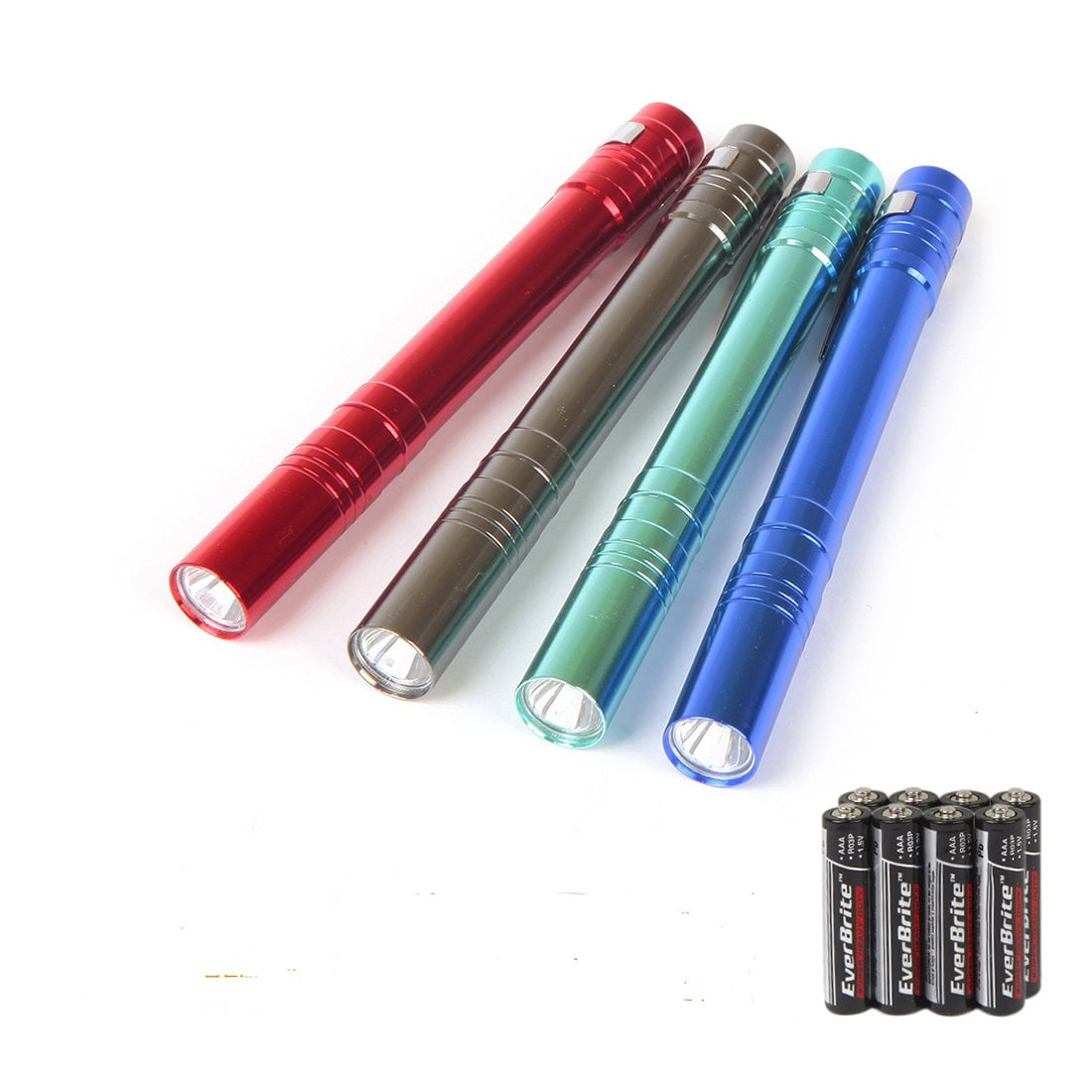 Details about   4 Color Pocket LED Penlight Foreman Gerber Flashlight with 4 Light Heads w/ Bag 