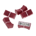 thumbnail image 4 of Paquete de 5 perillas de mezclador de plástico Kusrkot Reemplazo de la perilla del fader del mezclador rojo, 4 of 8
