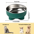 thumbnail image 6 of Duuclume Pet Bowl, Nonslip Stainless Steel Dog Cat Food Water Bowl (Four Leaf Clover Style,Pink), 6 of 7