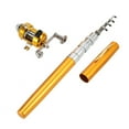 thumbnail image 2 of Fishing Rod,Rod Reel Combo Kit Set Pole Reel Alloy Pocket Pen Rod Pen Rod Pole Kit Set Portable Set Portable Pocket Rusuo Rod Rod Reel Set Pocket, 2 of 7
